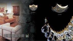 Aplica de perete Cristal Bohemia Exclusive Dahlia WL CE