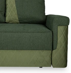 Canapea Extensibila Torino Lift Cu Lada Depozitare, Verde, 233 x 72 x 92 Cm