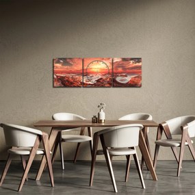 Tablou - Marte (cu ceas) (90x30 cm)