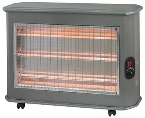 Incalzitor tip semineu cu rotile FLORIA ZLN-1770, 2000W, 3 rezistente quartz, termostat reglabil