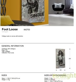 Tablou / Colaj decoratiuni interioare moderne Foot Loose SV-842753