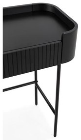 Masă consolă neagră 40x120 cm Willa – MOME