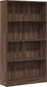 vidaXL Bibliotecă, stejar maro, 80x24x143 cm, lemn prelucrat