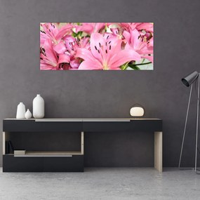 Tablou - Liliac roz (120x50 cm)