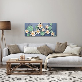 Tablu cu nufăr (120x50 cm)