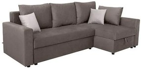 Colțar Boston 128 Cutie de pat, 240x138x89cm, 118 kg, Picioare: Plastic