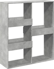 vidaXL Separator de cameră, gri beton, 100x33x115 cm, lemn prelucrat