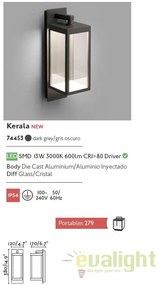 Aplica LED iluminat perete exterior stil clasic KERALA 74453