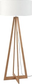 Lampadar realizat din materiale naturale, durabile si ecologice, EVEREST/F alb