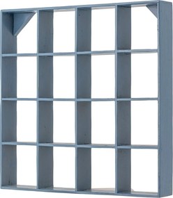 Raft albastru etajat din lemn reciclat 70 cm Bekka – Bloomingville