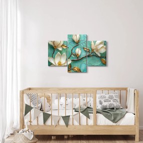 Tablou - Magnolii 3D (90x60 cm)