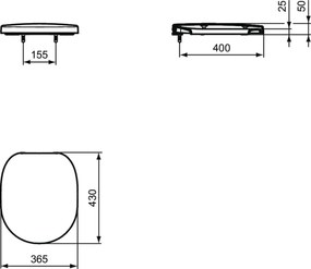 Capac WC Ideal Standard Connect Space, E712801