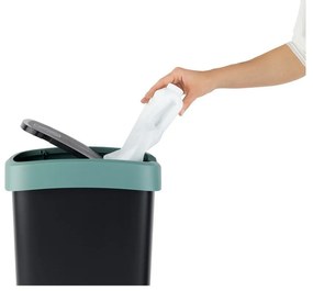 Coș de gunoi din plastic reciclat 50 l Twist - Rotho