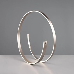 Lampadar gri LED cu control vocal/cu control prin aplicații mobile cu abajur din metal (înălțime 75 cm) Cinardi – CINQUE