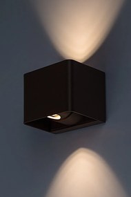 Aplica de exterior iluminat ambiental, Protectie IP54 Hallstatt maro