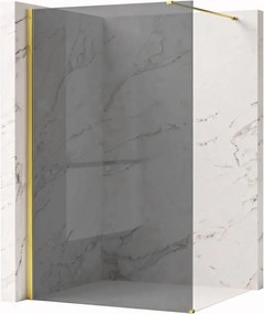 Paravan de dus Rea Flexi Grey / Gold 90