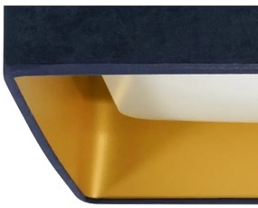 Brilagi-LED Lampă LED dimabilă VELVET SQUARE LED/36W/230V Wi‑Fi Tuya+telecomandă, albastru închis