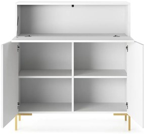 Dulap Lamellito L2  (alb + auriu). 1099058