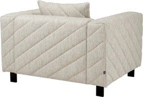 Fotoliu design LUX Avellino, Splendor light grey