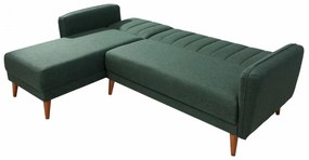 Coltar Aqua Köşe Left, 225 x 85 x 145 cm, Verde Inchis