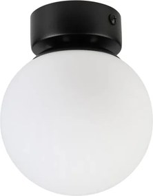 Plafonieră ELIAS 1xE14/5W/230V Ø 13 cm negru/alb
