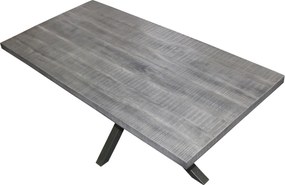 Masa design industrial Galaxie 200cm, salcam gri