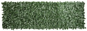 Outsunny Gard Artificial Paravan Decorativ Rulou 3L x 1Î m Frunziș Realist Anti-UV Verde Închis | Aosom Romania