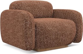 Fotoliu modular portocaliu/maro Ailani – Makamii