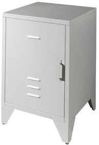 Noptieră Metalică, Gri (Metal) – BRONXX – Vipack