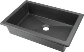 Lavoar sub blat antracit metalic Deante Correo 50 cm
