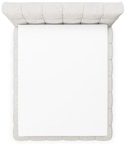Pat tapițat cu ladă de depozitare Magnelio 160x200 - bej boucle Raven 22