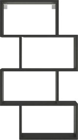 Raft lemn masiv Egurro - Black