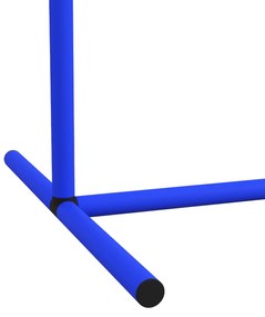 PawHut Set de Agilitate pentru Câini, Antrenament Câini, 4 arcuri, pentru începători, cu geantă de transport, albastru+galben, 88 x 64 x 95 cm | Aosom Romania