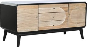 Comoda TV natur si neagra , din lemn „Rustic Charm”