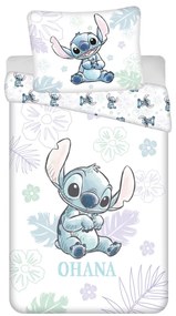Disney Lilo și Stitch Ohana White lenjerie de pat 140×200cm, 70×90 cm