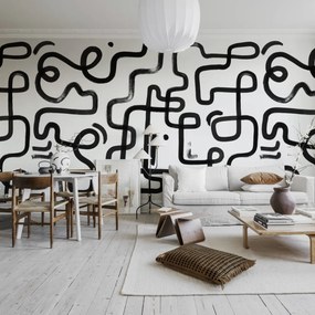 Fototapet, Artzy Path, Graphite, Rebel Walls