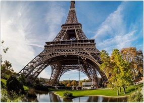 Tablou - Turnul Eiffel colorat (70x50 cm)