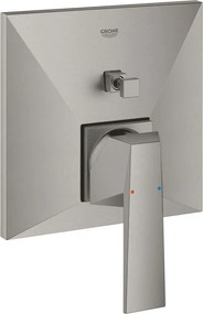 Baterie cada - dus incastrata Grohe Allure Brilliant crom periat Supersteel fara corp ingropat