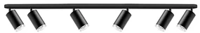 Spot pentru baie TURYN 6xGU10/10W/230V IP44 negru