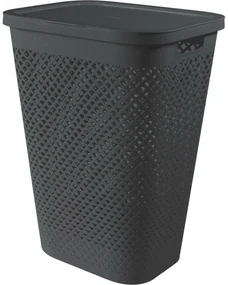 Curver Coș pentru rufe murdare Pure 55 l, antracit