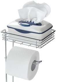 WENKO 24074800 - Suport pentru hârtie igienică 16x59 cm, crom lucios