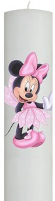 Lumanare Botez Minnie Zana Roz 4,5 cm, 50 cm