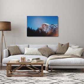 Tablou - Crestele munților noaptea (90x60 cm)