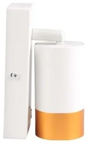 Spot de perete 1xGU10/35W/230V alb/auriu