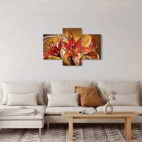 Tablou cu flori de crini (90x60 cm)