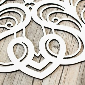 DUBLEZ | Mandala geometrică pentru perete, realizată din lemn
