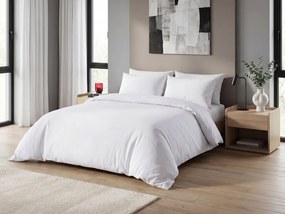 Lenjerie de pat din bumbac CALMORA albă Dimensiune lenjerie de pat: 2 buc 70 x 90 cm | 200 x 220 cm