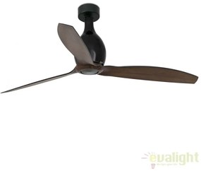 Ventilator cu telecomanda ETERFAN MINI negru mat/ lemn 32028