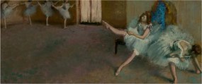 Tablou - Edgar Degas, Before the Ballet, reproducere (120x50 cm)