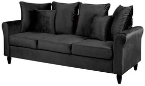 Canapea 3 locuri Banbury (negru) . 1008563